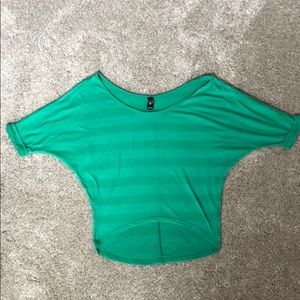 Green Crop Top